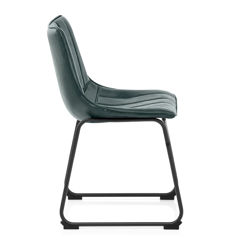 Chaise Faux Cuir - Tucker Vert