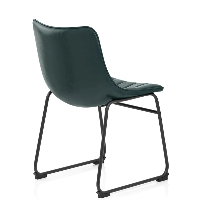 Chaise Faux Cuir - Tucker Vert