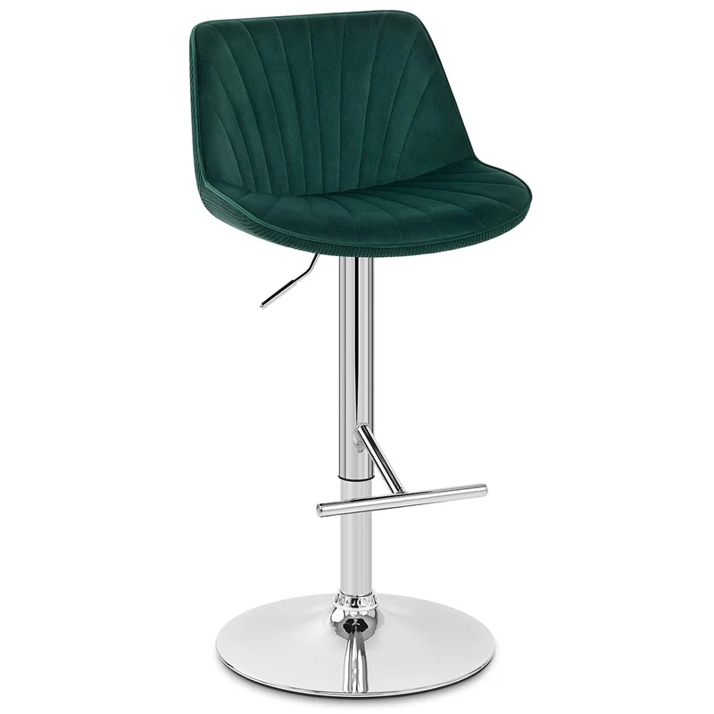 Chaise de Bar Velours - Summer Vert