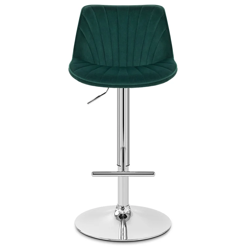 Chaise de Bar Velours - Summer Vert