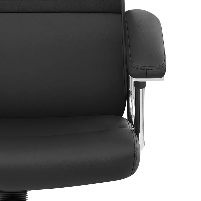 Chaise de Bureau Faux Cuir - Stanford Noir