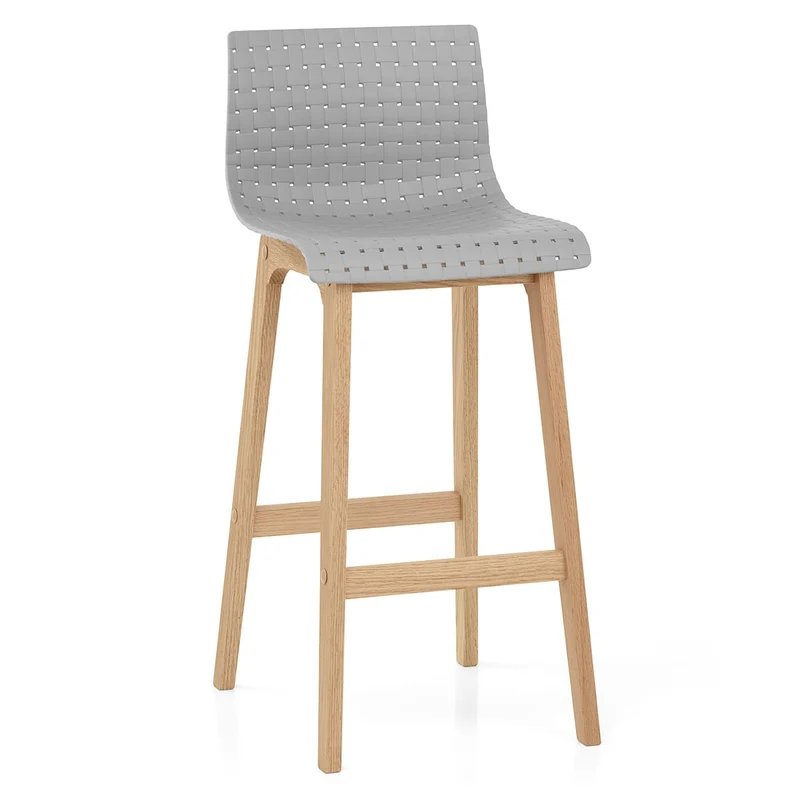Tabouret de Bar Chêne - Bondi Gris