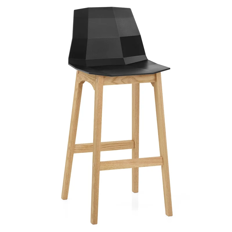 Tabouret de Bar Chêne - Bali Noir