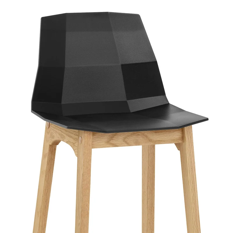 Tabouret de Bar Chêne - Bali Noir