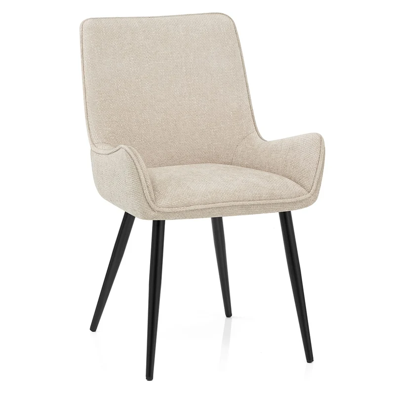 Chaise Tissu - Rene Crème