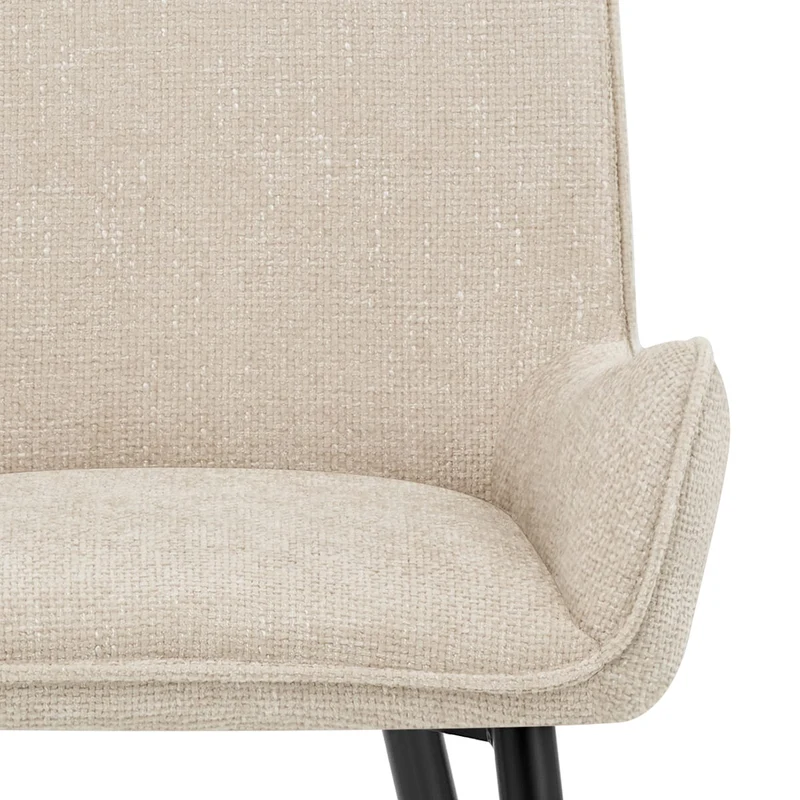 Chaise Tissu - Rene Crème