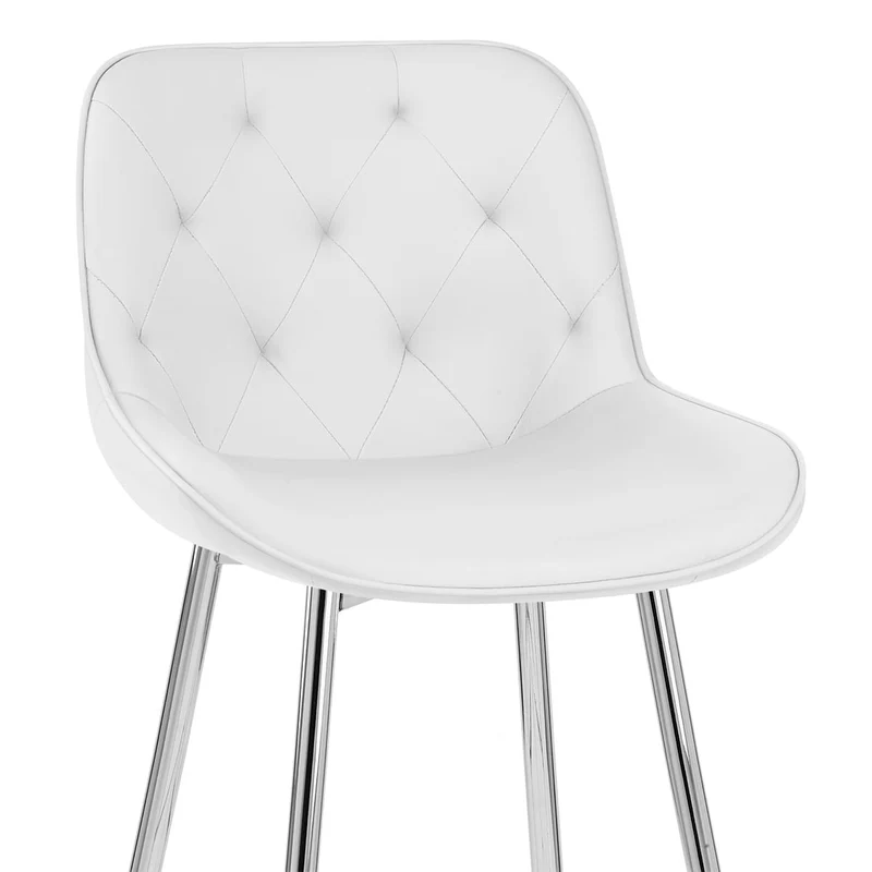Tabouret de Bar Faux Cuir - Sprint Blanc