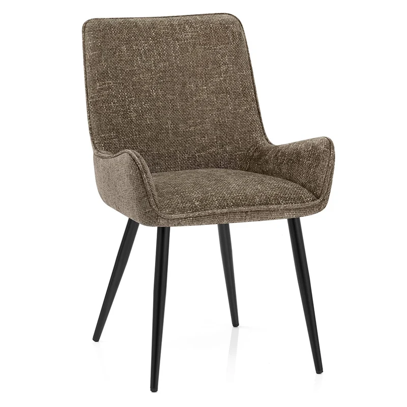 Chaise Tissu - Rene Marron