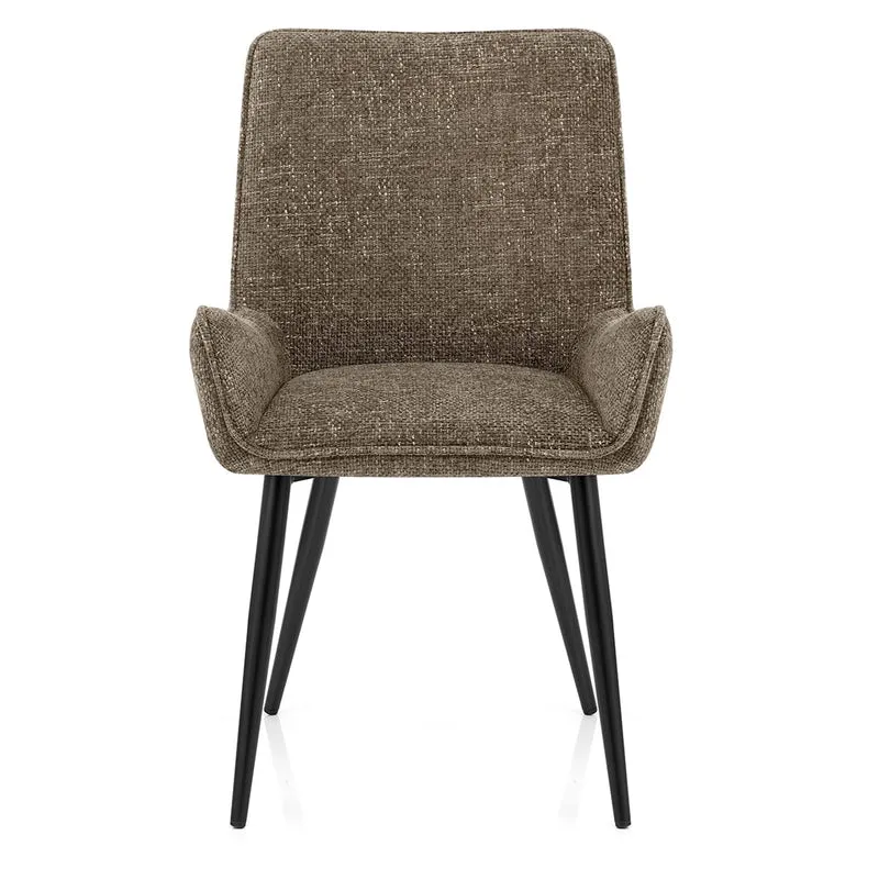 Chaise Tissu - Rene Marron
