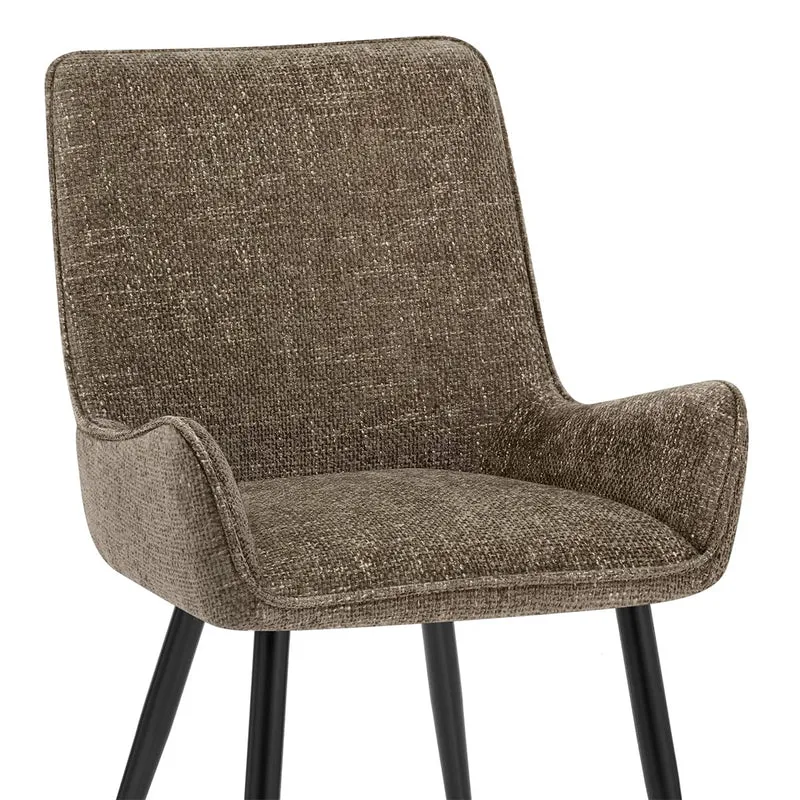 Chaise Tissu - Rene Marron