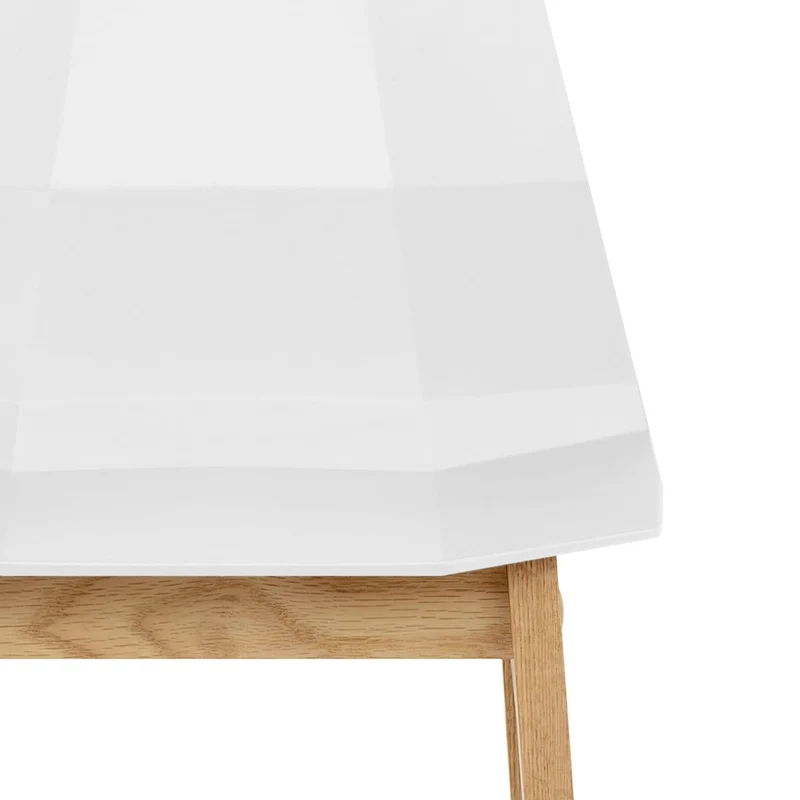 Tabouret de Bar Chêne - Bali Blanc