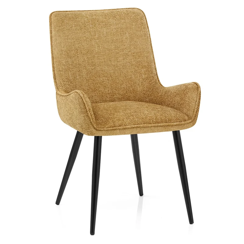 Chaise Tissu - Rene Jaune