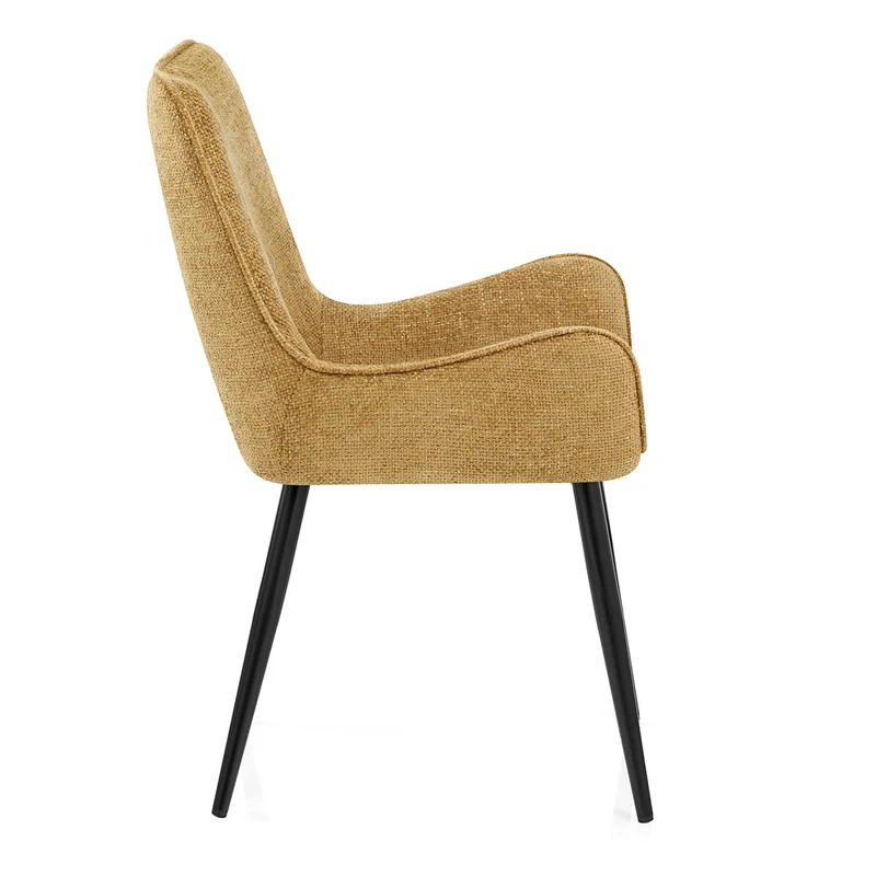 Chaise Tissu - Rene Jaune