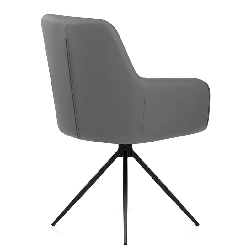 Chaise Faux Cuir - Nina Gris
