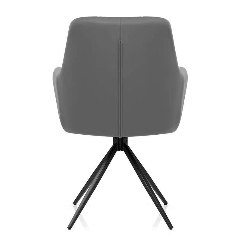 Chaise Faux Cuir - Nina Gris