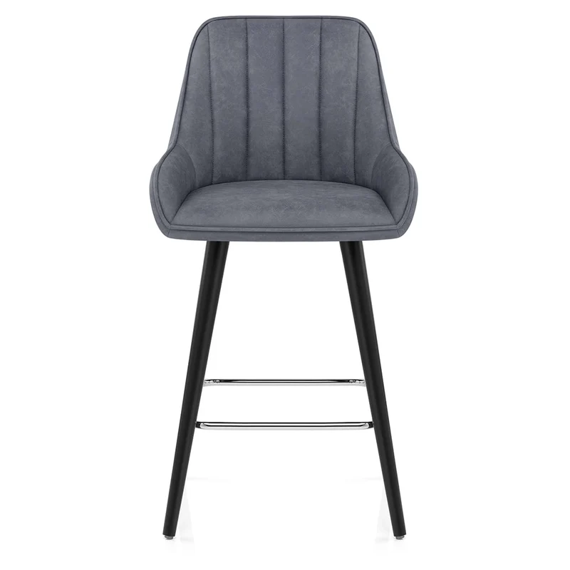 Tabouret de Bar Faux Cuir - Rosa Bleu