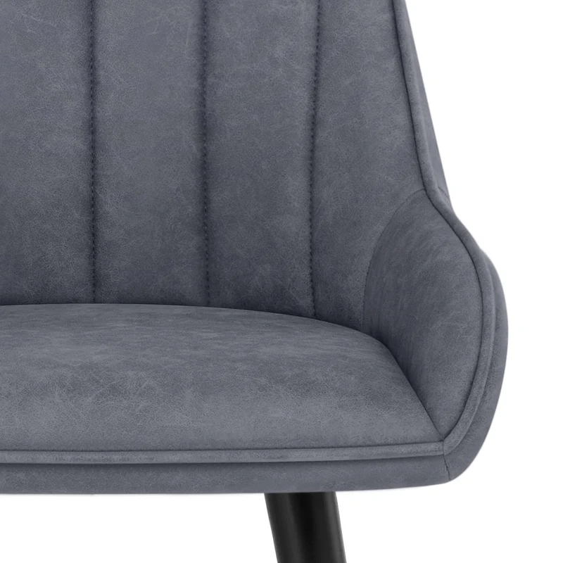 Tabouret de Bar Faux Cuir - Rosa Bleu