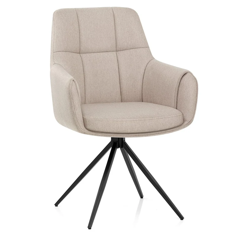 Chaise Tissu - Nina Taupe