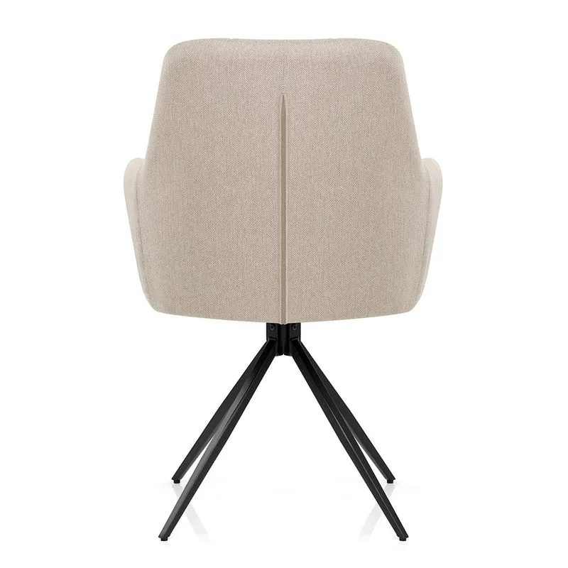 Chaise Tissu - Nina Taupe