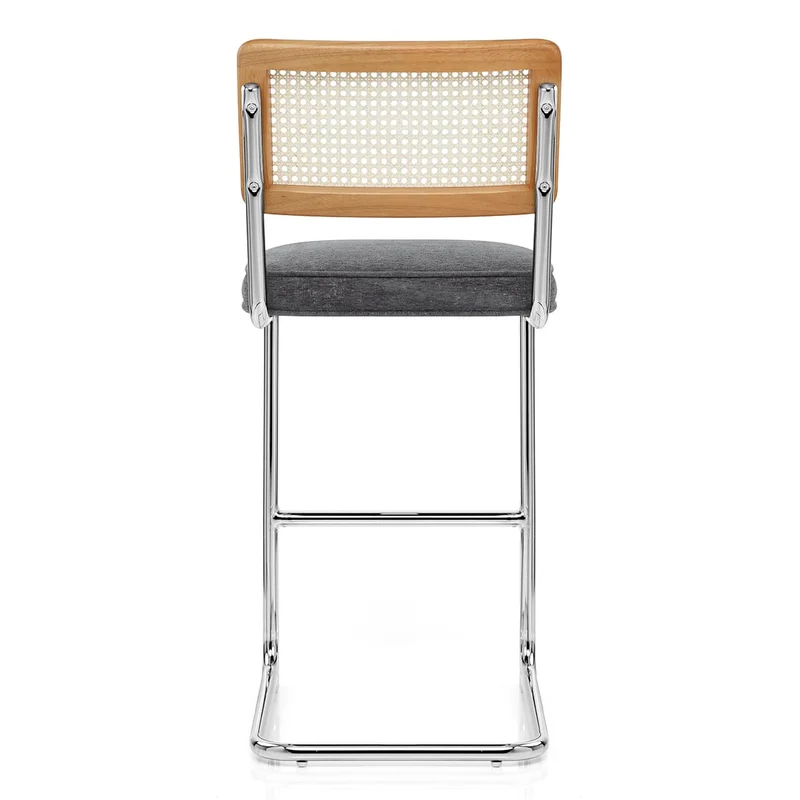 Tabouret de Bar Tissu - Clara Gris
