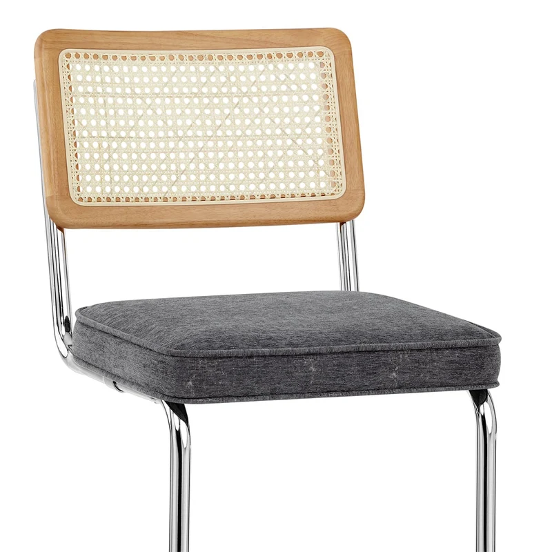 Tabouret de Bar Tissu - Clara Gris