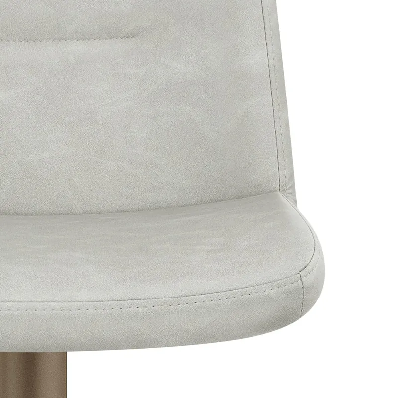 Tabouret de Bar Faux Cuir Antique - Utopia Gris