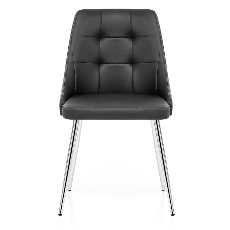 Chaise Faux Cuir - Shanghai Noir