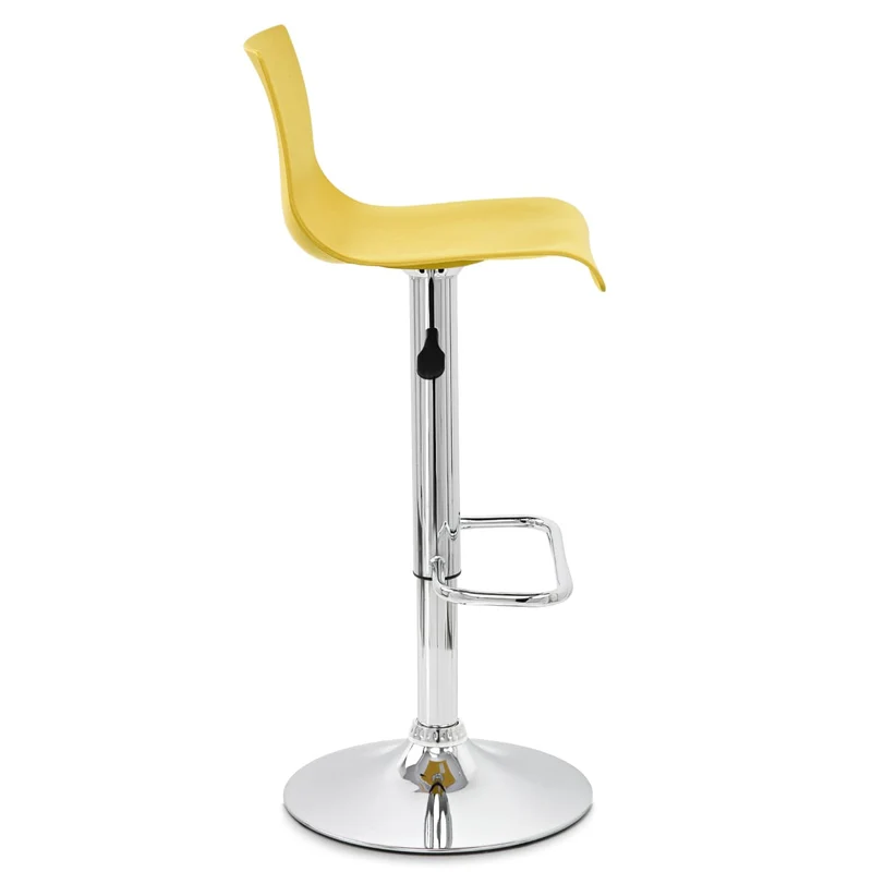Chaise de Bar ABS Chrome - Serena Jaune