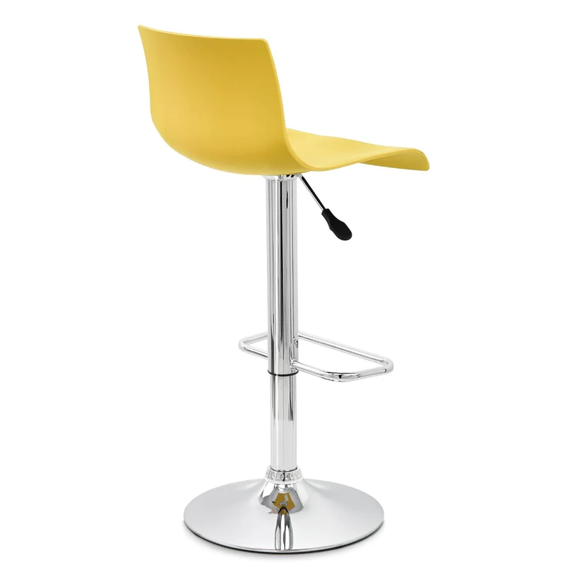 Chaise de Bar ABS Chrome - Serena Jaune