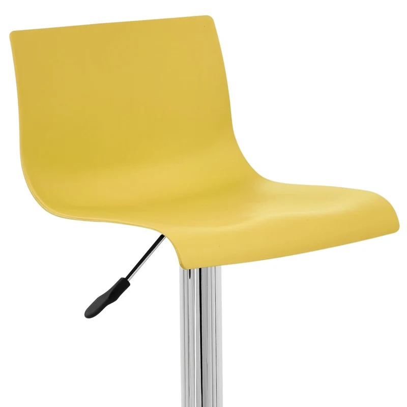 Chaise de Bar ABS Chrome - Serena Jaune