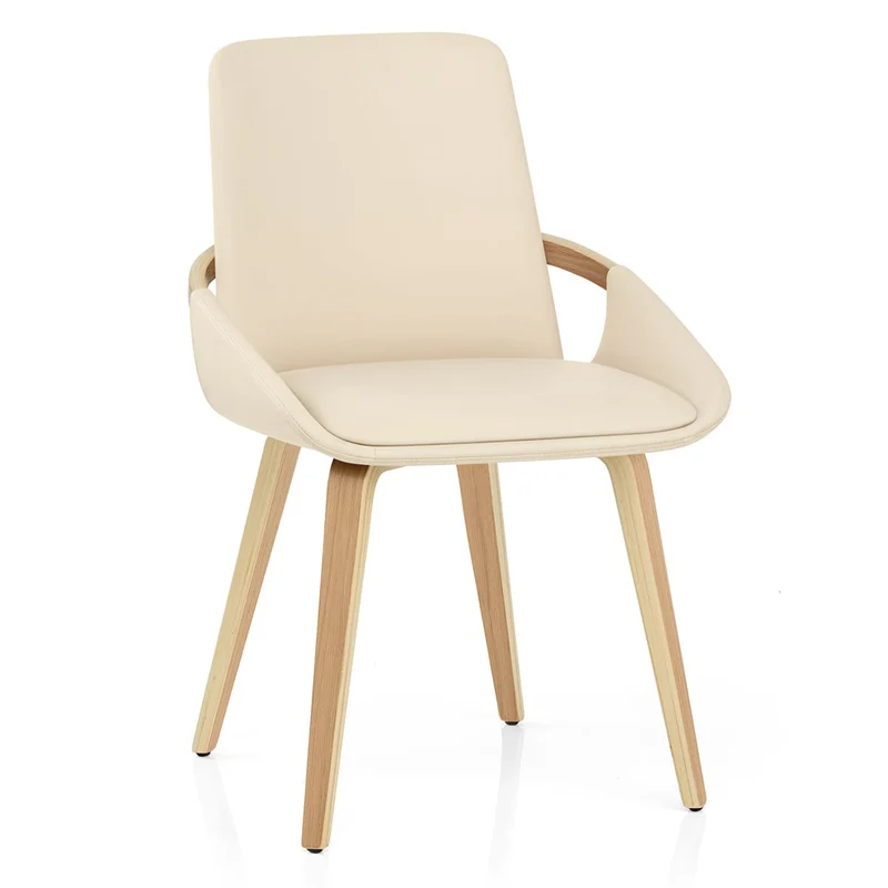 Chaise Faux Cuir - Ohio Crème
