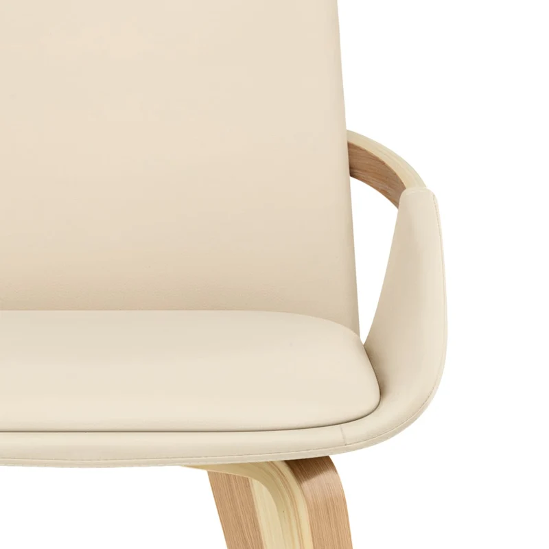 Chaise Faux Cuir - Ohio Crème