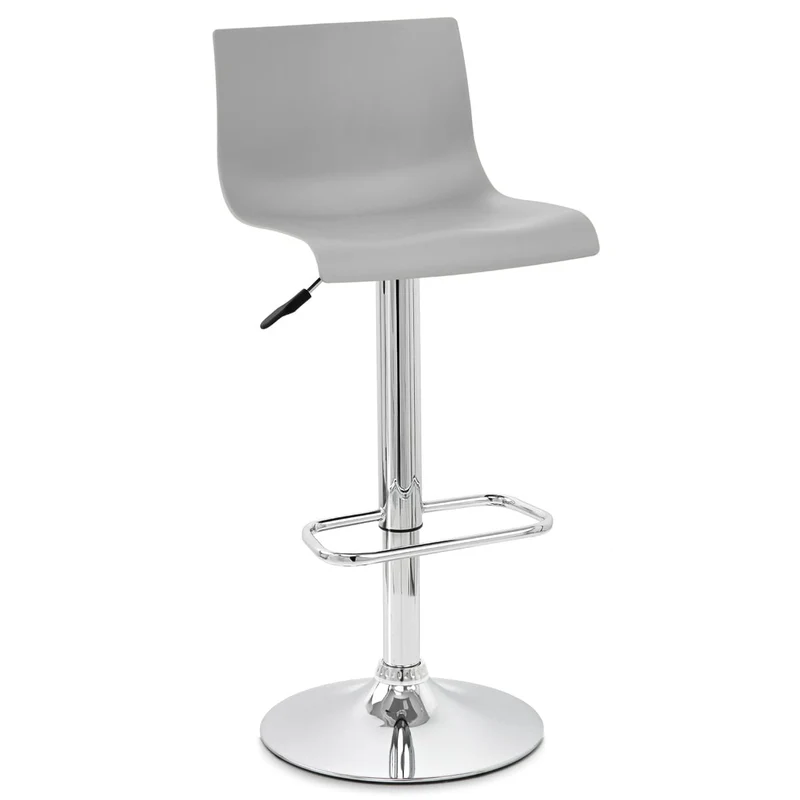 Chaise de Bar ABS Chrome - Serena Gris