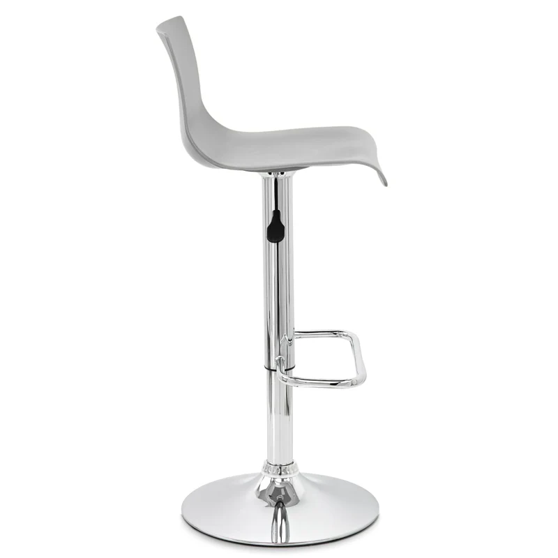 Chaise de Bar ABS Chrome - Serena Gris