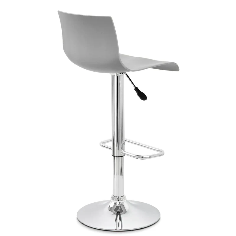 Chaise de Bar ABS Chrome - Serena Gris