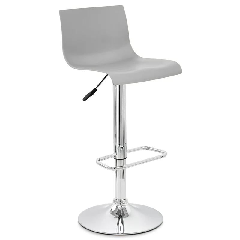 Chaise de Bar ABS Chrome - Serena Gris