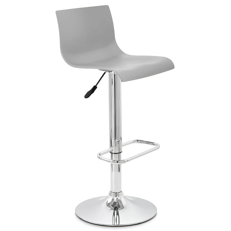 Chaise de Bar ABS Chrome - Serena Gris