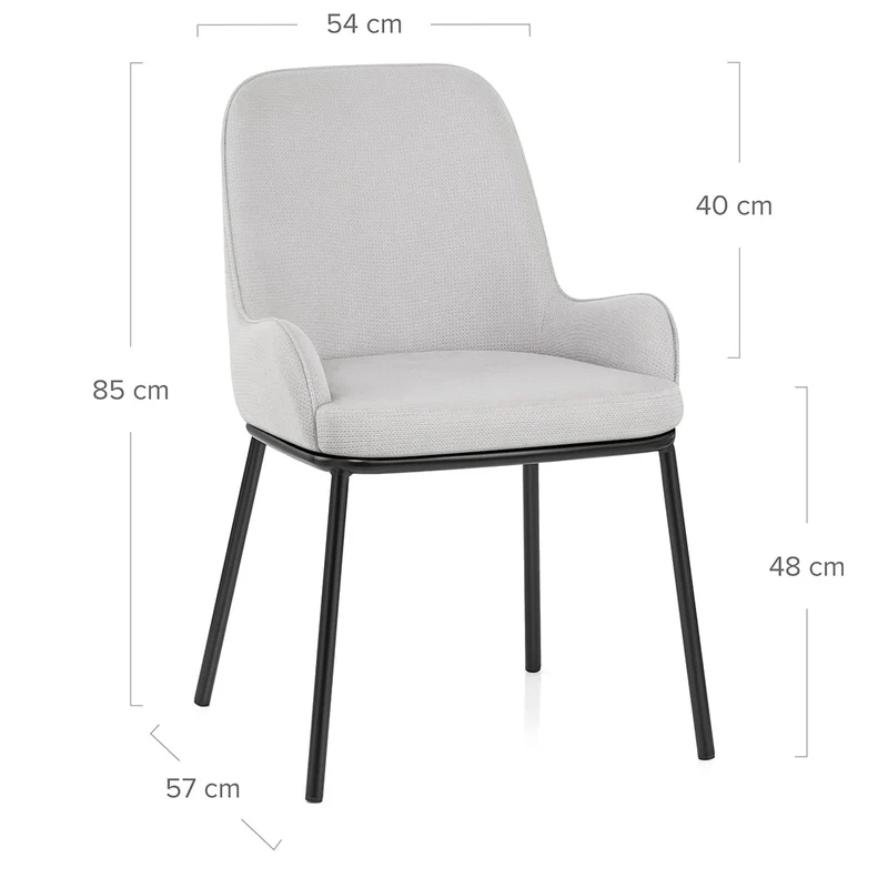 Chaise Tissu - Cameo Gris