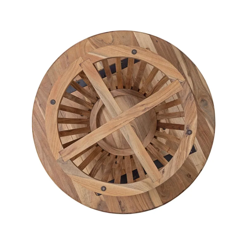Table basse ronde bois massif | Acacia Kfir