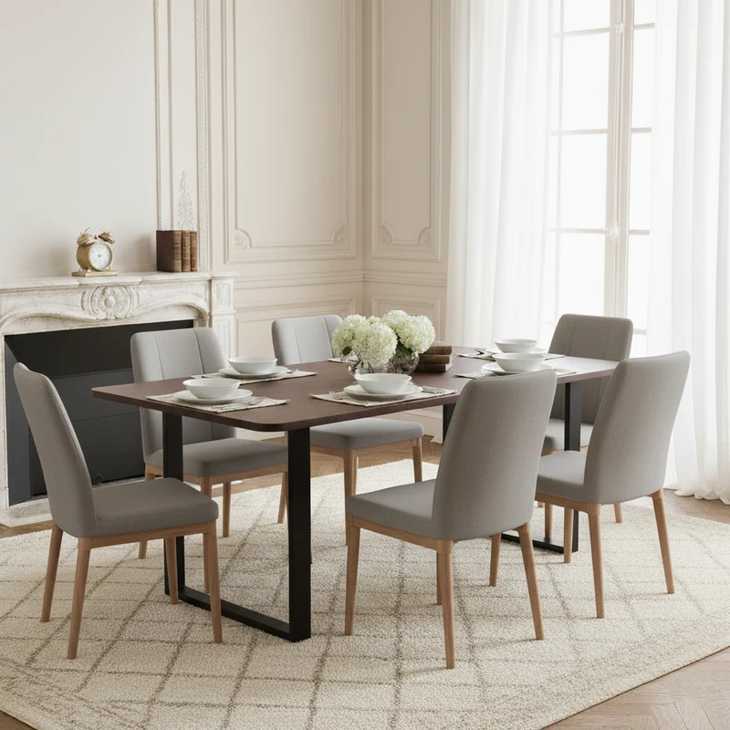Table à manger rectangulaire | Manguier Kfir