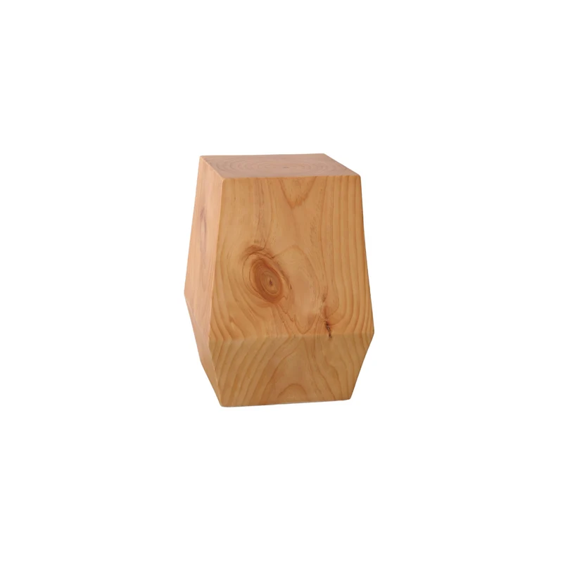 Bijzettafel Soma - Grenenhout - Licht walnoot