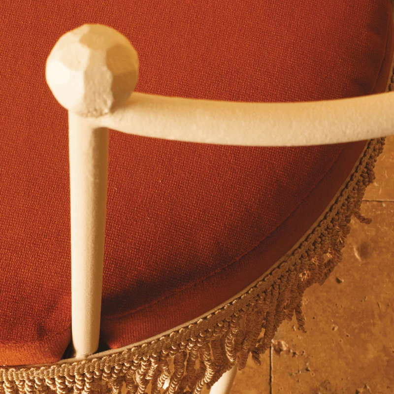 Chaise Gatsby Velours et Franges