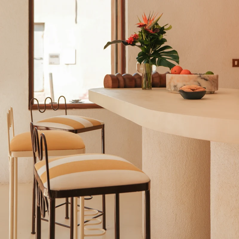 Tabouret de bar Dolores Toile