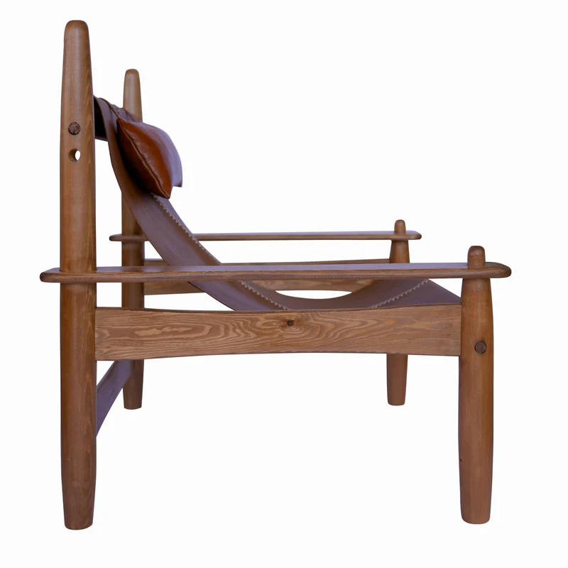 Fauteuil Carlo Cuir Brodé