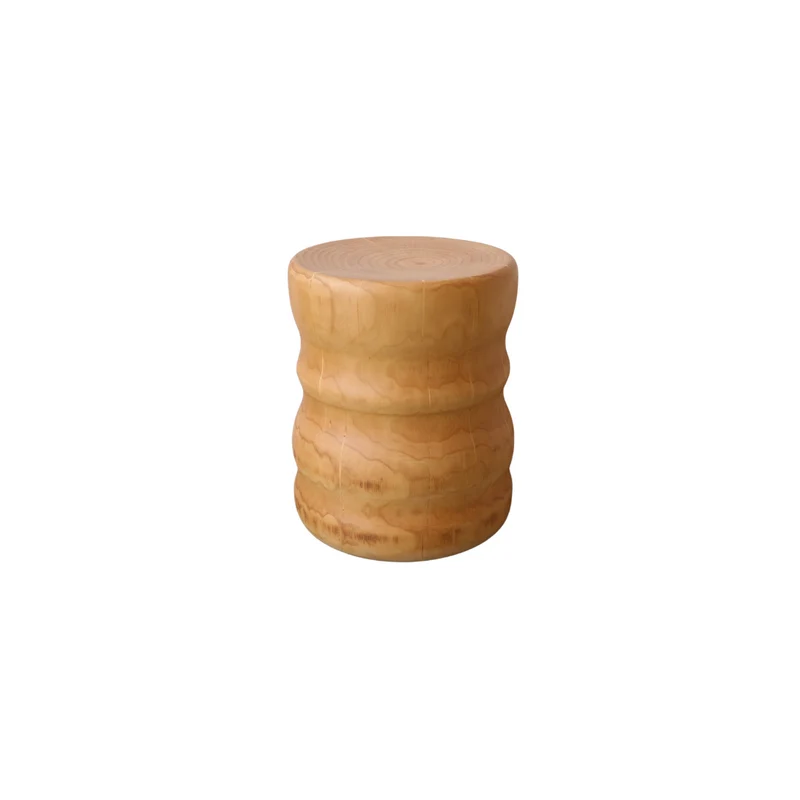 Table d'appoint Leni - pin - noyer clair