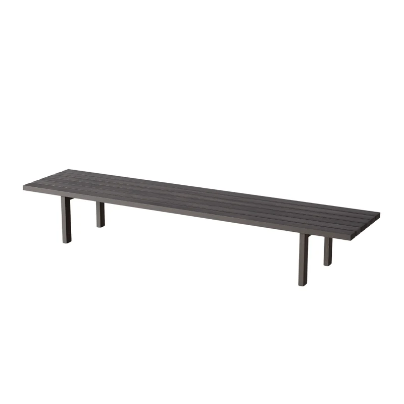 Bank Melanie - Essenhout - Couleur bois fumé - 200 cm