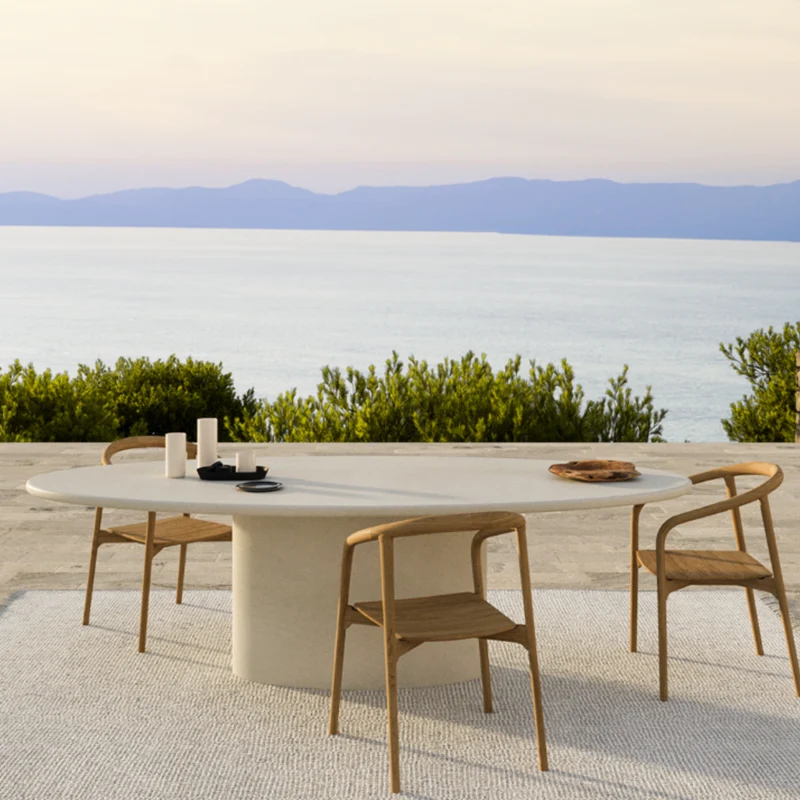 Table de jardin - Hector - MicroSkin - 220 cm