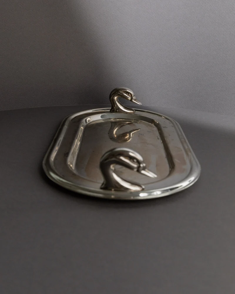 Vintage 1960s Silver Plated Tray
