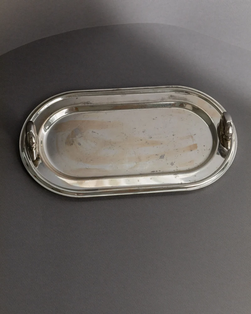 Vintage 1960s Silver Plated Tray