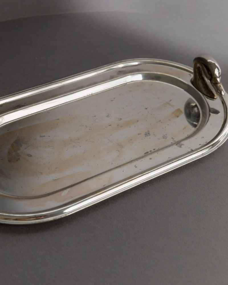 Vintage 1960s Silver Plated Tray